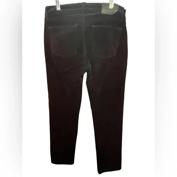 LRL Micro Corduroy Straight Leg Pants Classic Black Size 4 - Picture 4 of 15